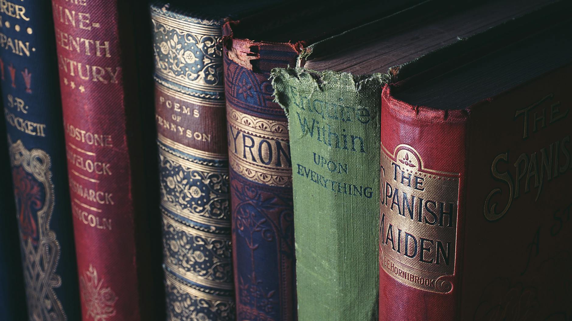 A vintage book with a 