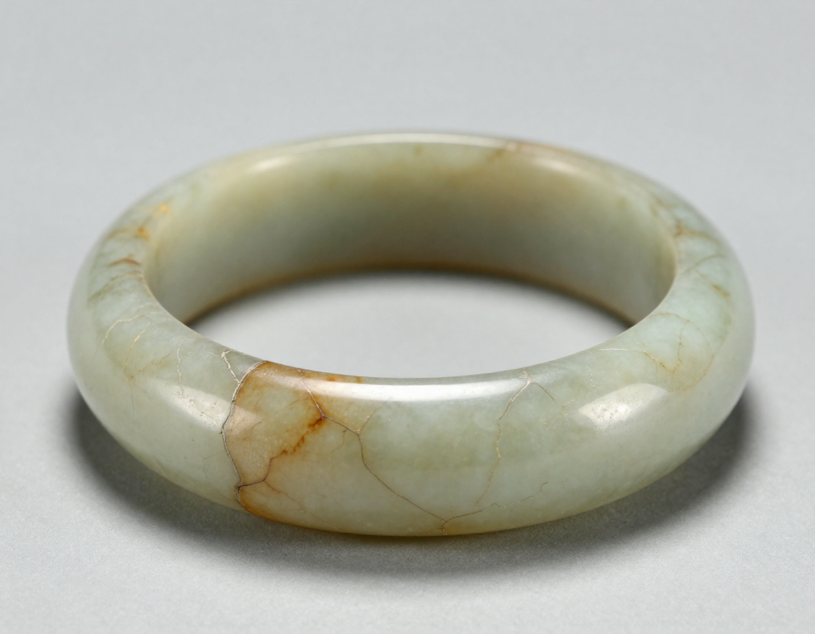 A close-up under a jeweler's loupe showing the unnatural, web-like dye concentrations in the microscopic cracks of a chemically treated and dyed 