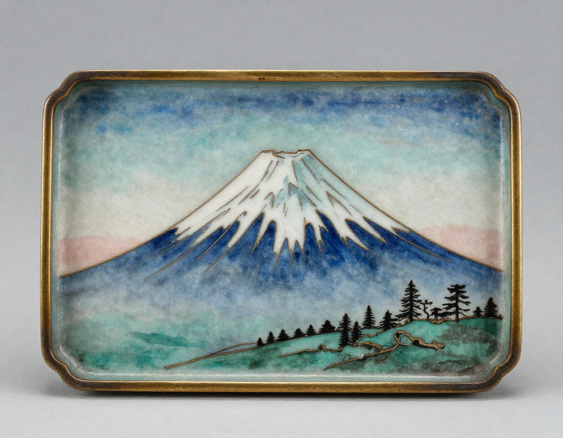 A beautifully lit photograph of a rare <em>musen</em> (wireless) cloisonné plaque depicting Mount Fuji, highlighting the soft, watercolor-like blending of the enamels without visible wire outlines. – Antique identification guide” class=”wp-image-1372″/><figcaption>Eine stimmungsvoll beleuchtete Aufnahme einer seltenen <em>musen</em>-Cloisonné-Plakette (drahtlos) mit dem Motiv des Fuji – bemerkenswert ist das weiche, aquarellartige Ineinanderfließen der Emails ohne sichtbare Drahtumrisse.</figcaption></figure>
<h2>Wie schütze ich meine Emailstücke als Wertanlage?</h2>
<p>Sachgemäße Konservierung ist unerlässlich. Verwende niemals aggressive Chemikalien oder scheuernde Tücher auf antikem Email – das zerkratzt die polierte Oberfläche und zerstört die Provenienz des Stücks.</p>
<p>Ist ein Stück beschädigt, muss eine professionelle Restaurierung her. Laienhaft durchgeführte Reparaturen mit modernen Harzen leuchten unter UV-Licht auf und können den Schätzwert erheblich mindern, wenn du das Stück irgendwann einem Antiquitätenhändler vorlegst.</p>
<p>Entstäube deine Sammlung sanft mit einem weichen Pinsel und bewahre sie vor direktem Sonnenlicht und starken Temperaturschwankungen, die das Email zum Reißen bringen können.</p>
<figure class=