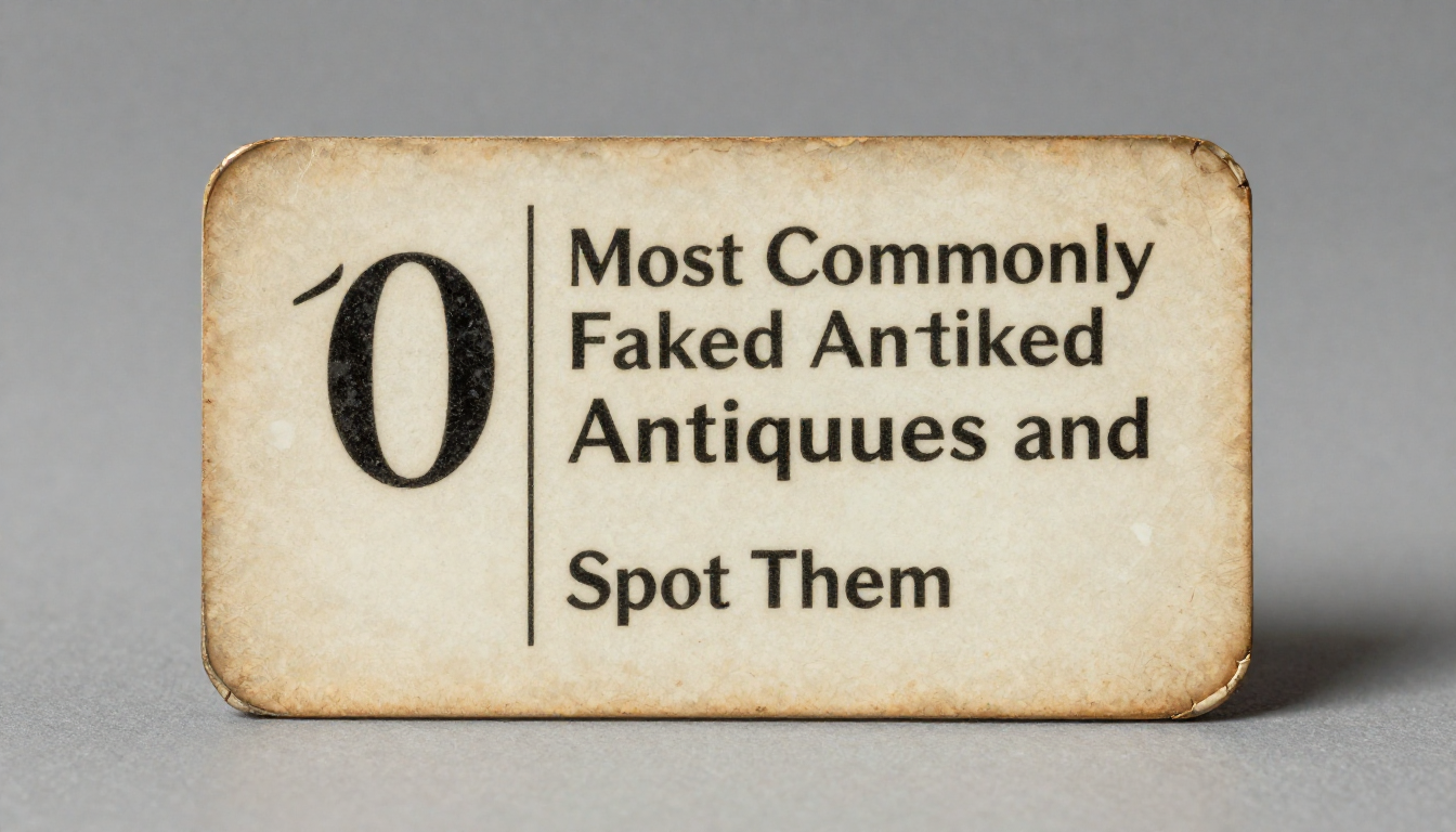 The 10 Most Commonly Faked Antiques and How to Spot Them