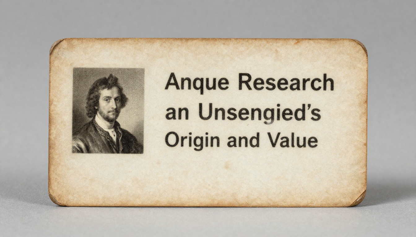How to Research an Unsigned Antique Painting’s Origin and Value