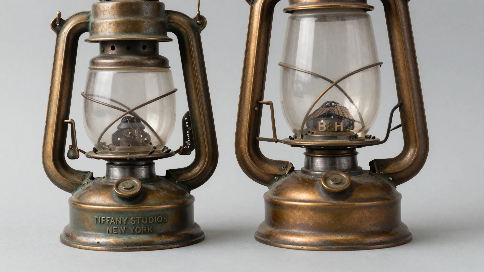 Antique oil lamp identification: Tiffany, Bradley & Hubbard basics