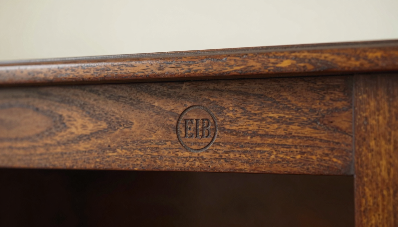 Furniture stamp identification: decoding maker’s marks on wood